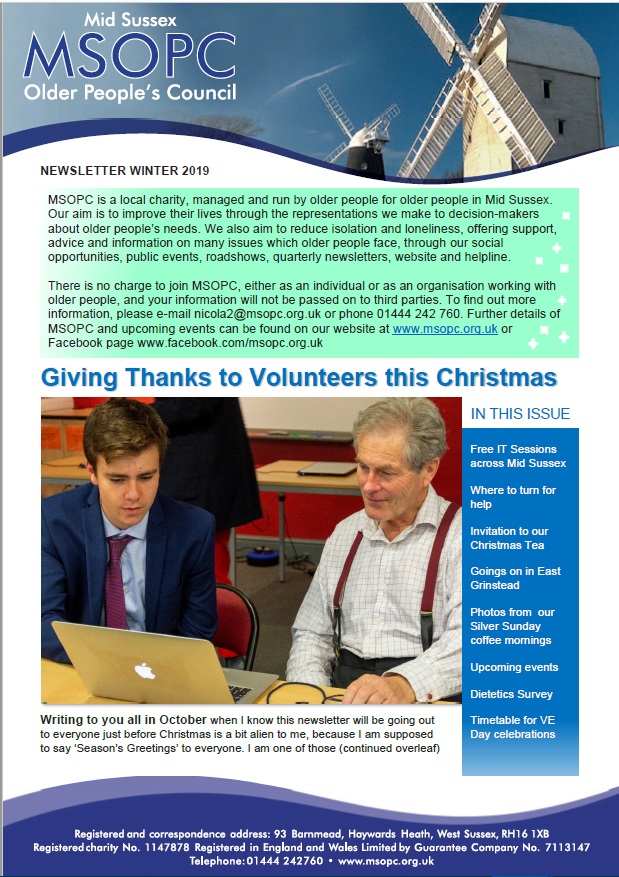 MSOPC Newsletter, November 2019