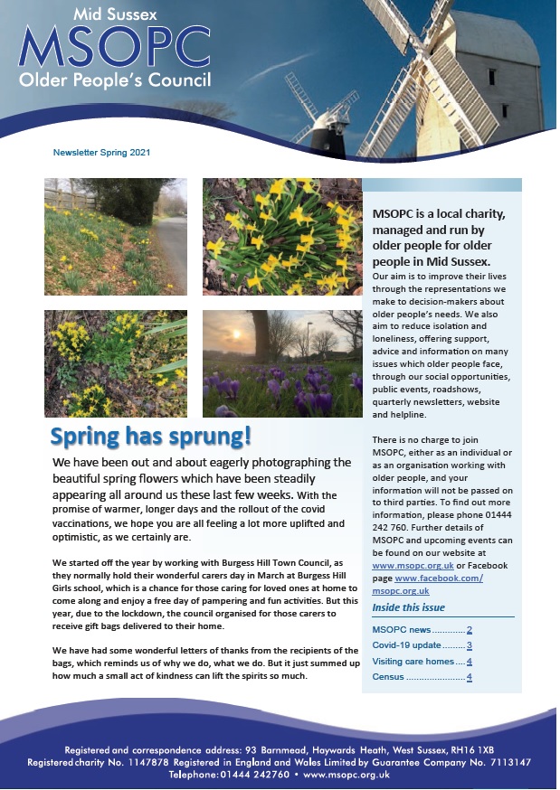 MSOPC Newsletter, March 2021